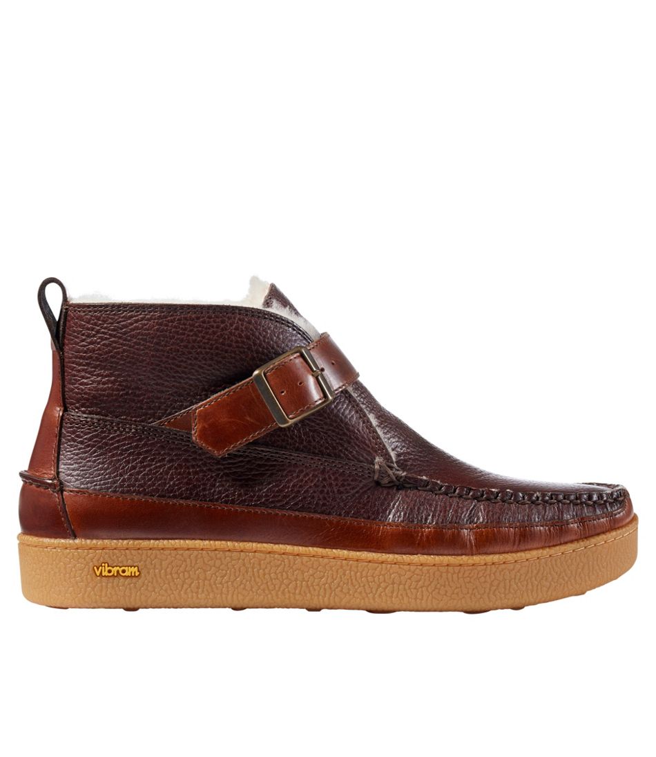 L.L.BeanMen's Lodge Moc Vibram® Buckle Boots, Shearling