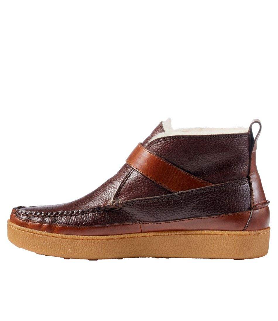 L.L.BeanMen's Lodge Moc Vibram® Buckle Boots, Shearling