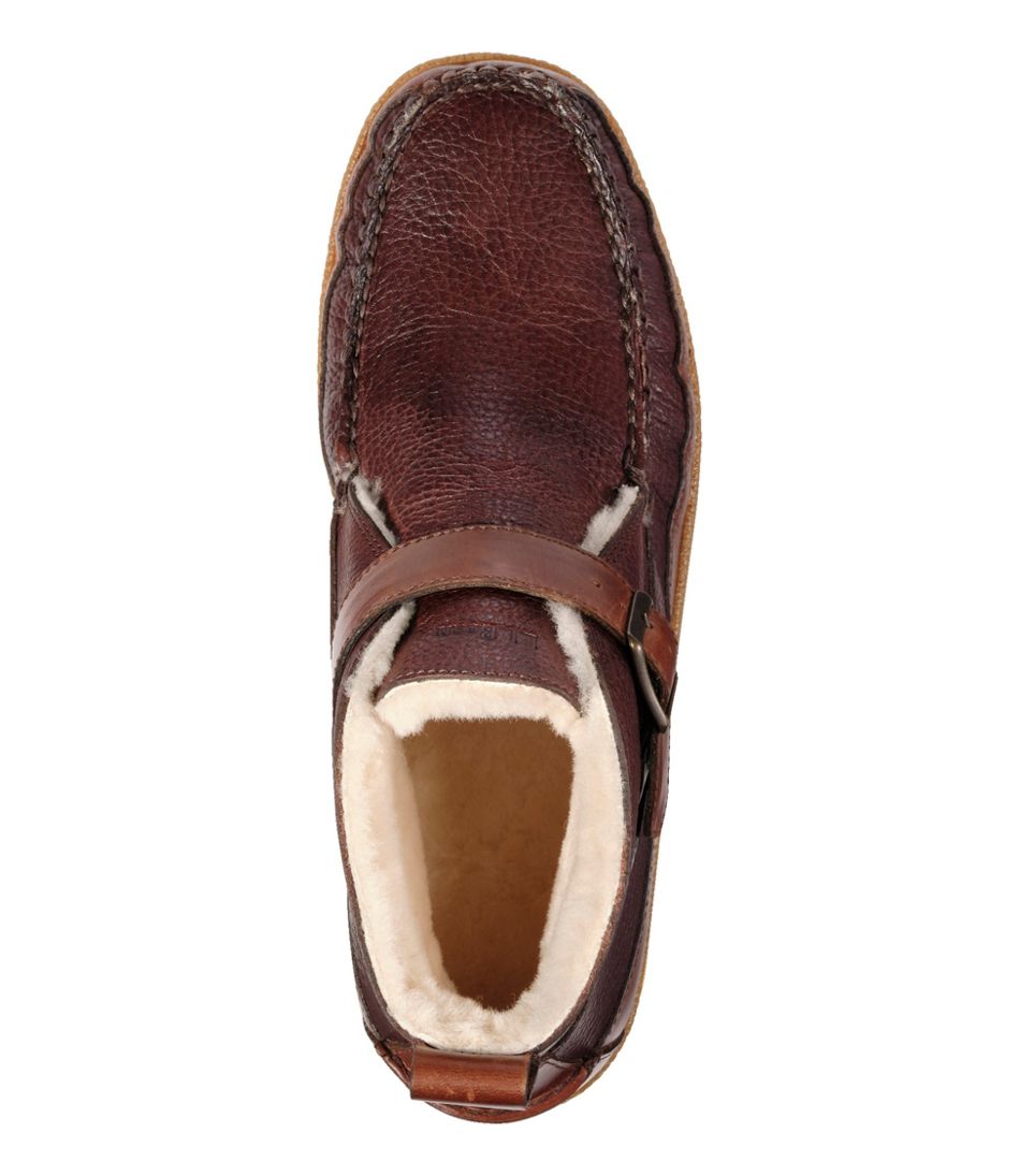 L.L.BeanMen's Lodge Moc Vibram® Buckle Boots, Shearling