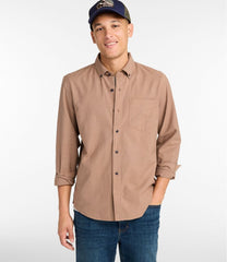 L.L.BeanMen's Sunwashed Oxford Shirt, Slightly Fitted Untucked Fit, Stripe