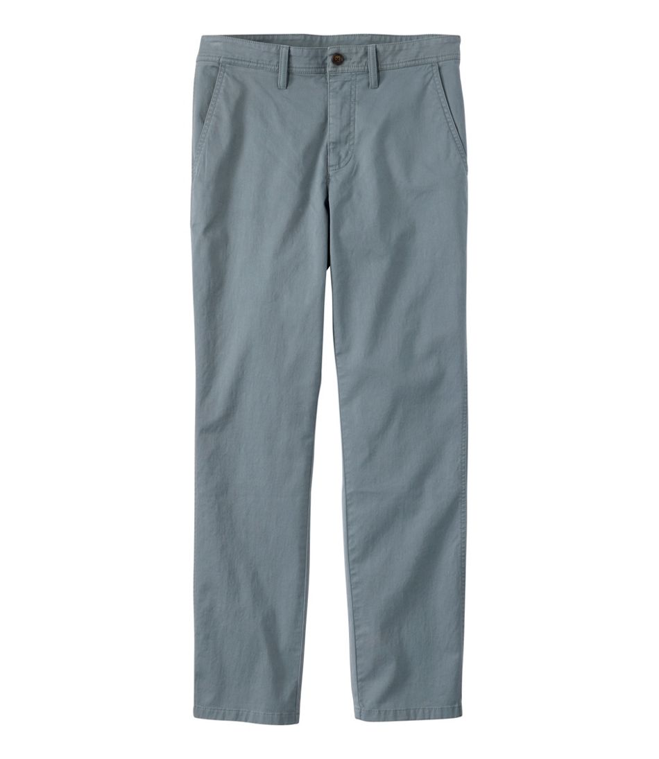 L.L.BeanMen's Sunwashed Khaki Pants, Standard Fit, Straight Leg