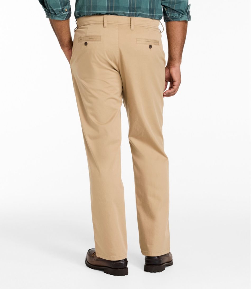 L.L.BeanMen's Sunwashed Khaki Pants, Standard Fit, Straight Leg
