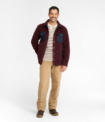L.L.BeanMen's Signature Mixed Media Fleece Shirt Jacket