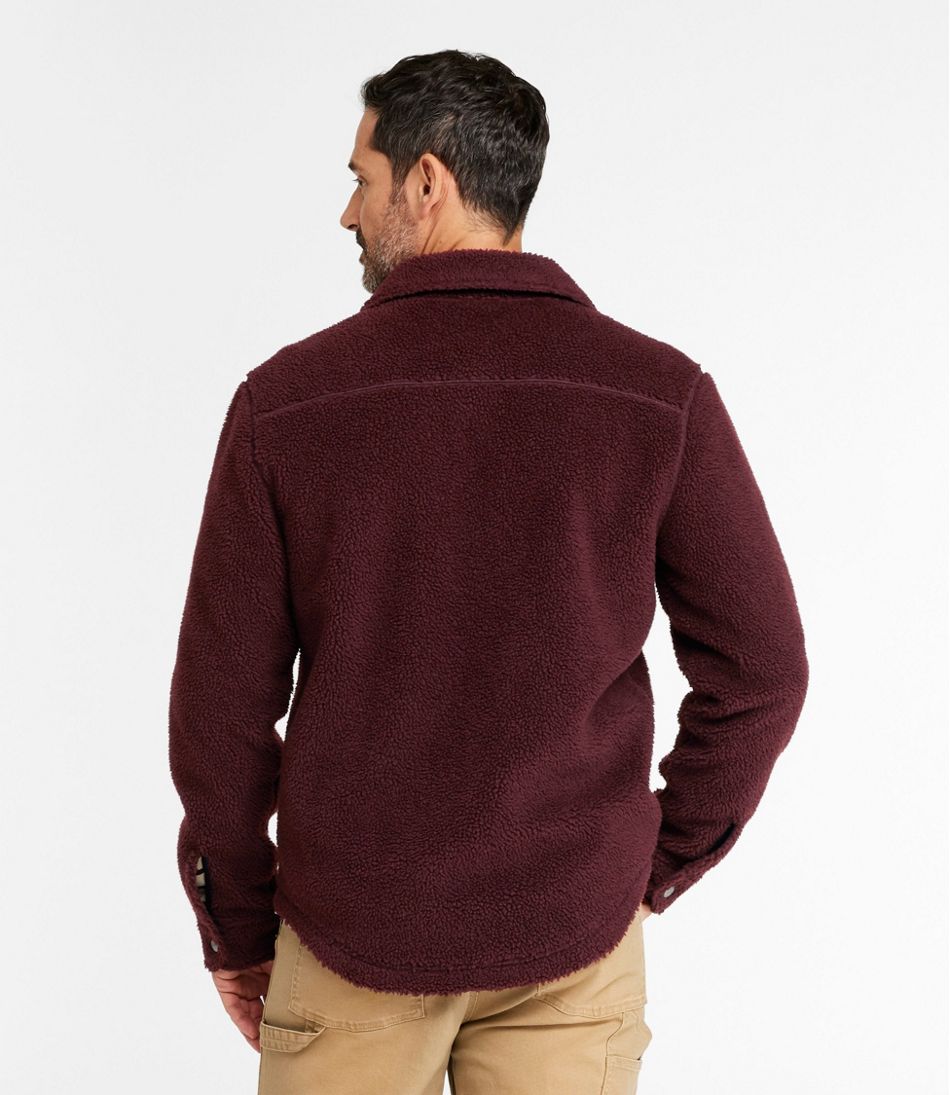 L.L.BeanMen's Signature Mixed Media Fleece Shirt Jacket