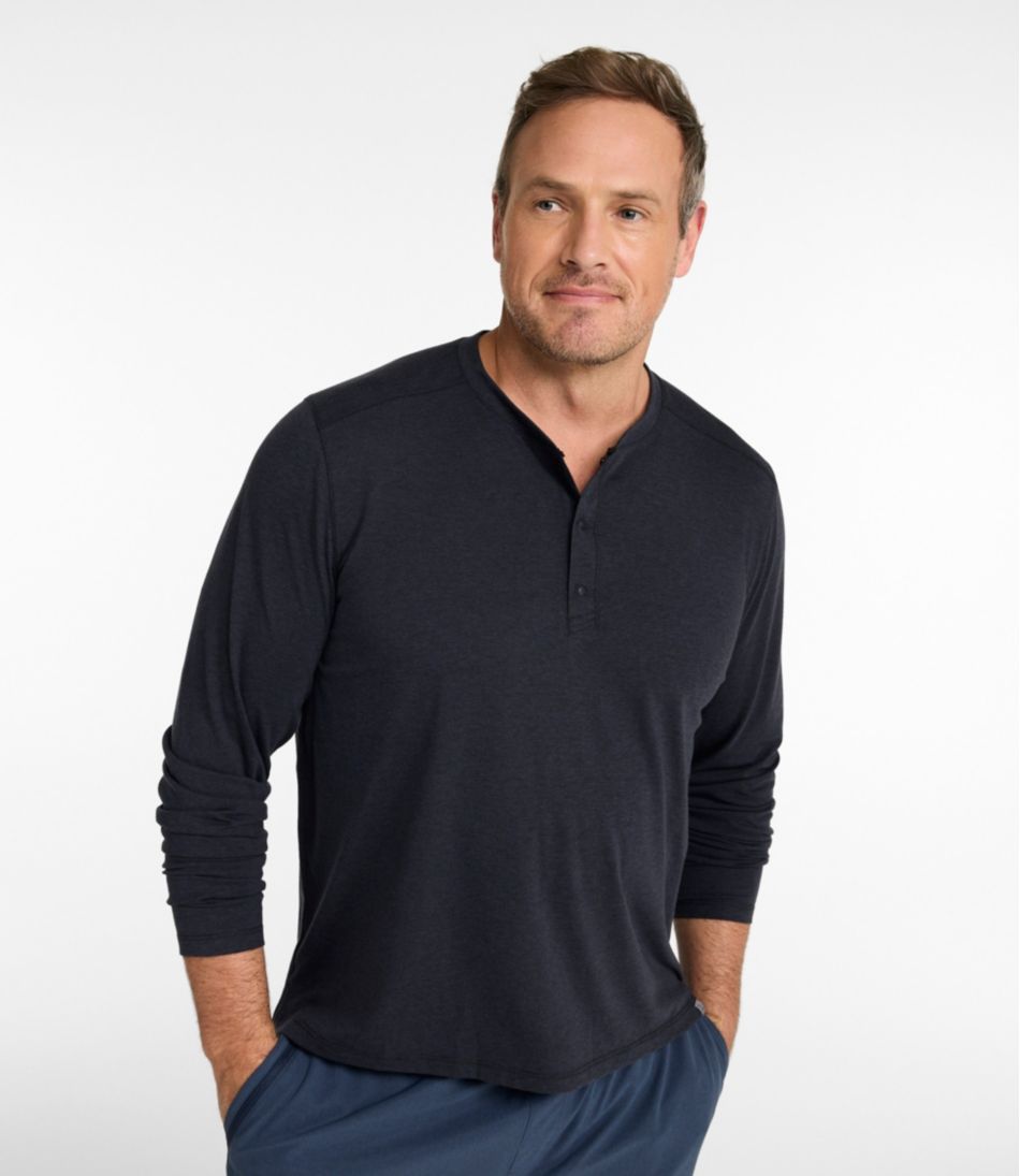 L.L.BeanMen's Multisport Lifestyle Henley, Long-Sleeve