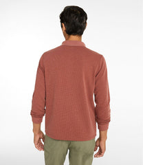 L.L.BeanMen's Mountainside Micro Waffle Polo, Long-Sleeve