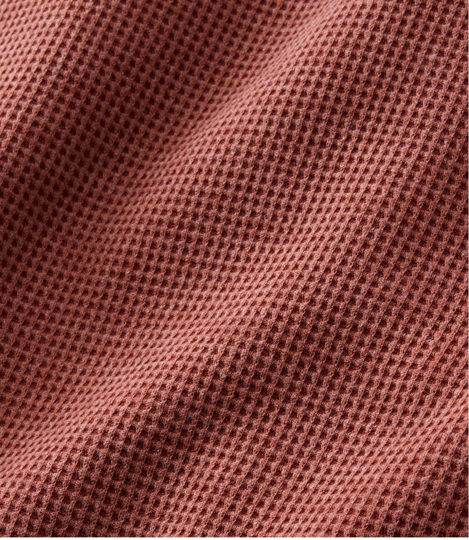 L.L.BeanMen's Mountainside Micro Waffle Polo, Long-Sleeve