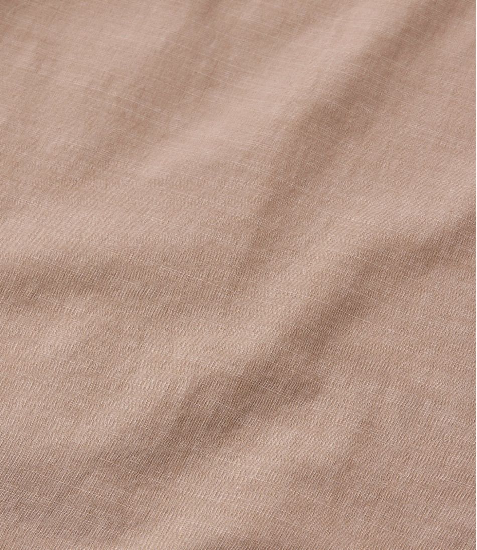 L.L.BeanMen's Comfort Stretch Performance® Chambray Shirt, Short-Sleeve, Slightly Fitted Untucked Fit