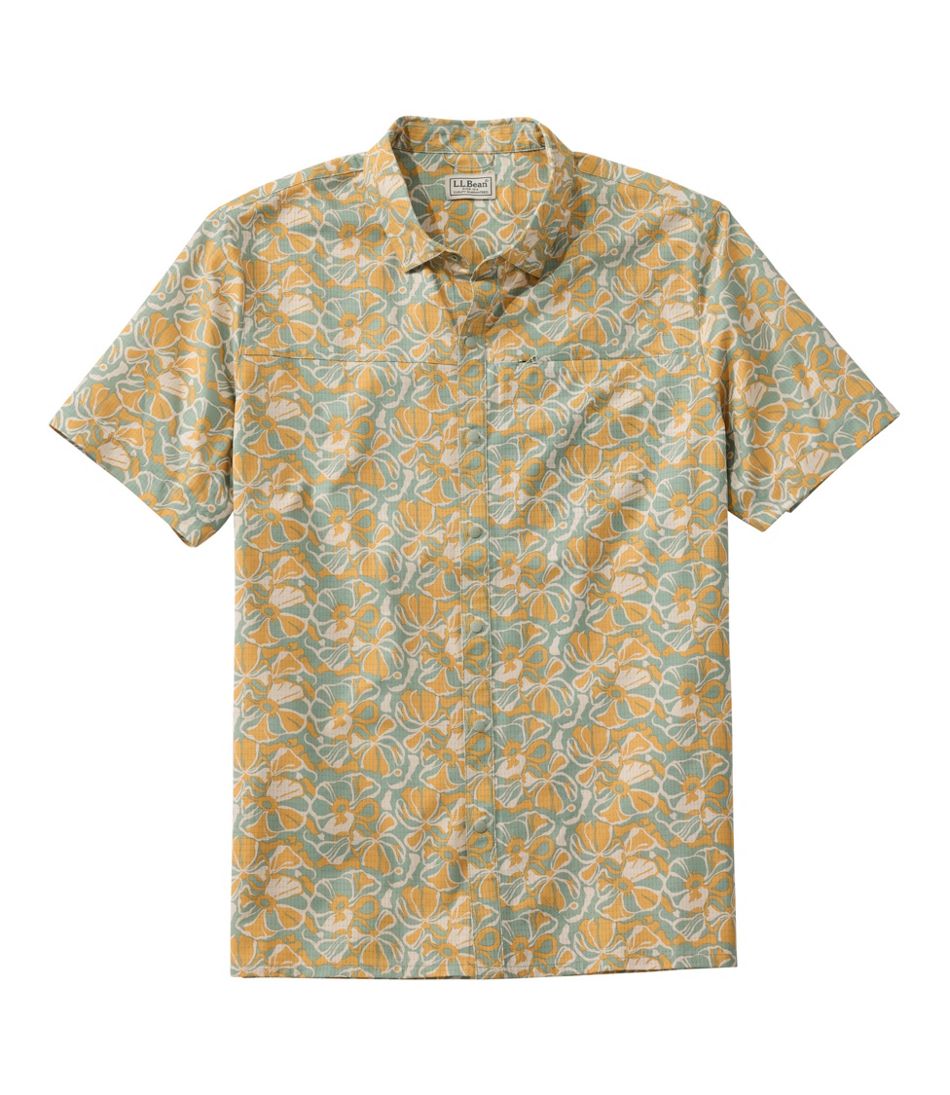 L.L.BeanMen's Ultralight Venture Shirt, Short-Sleeve Print