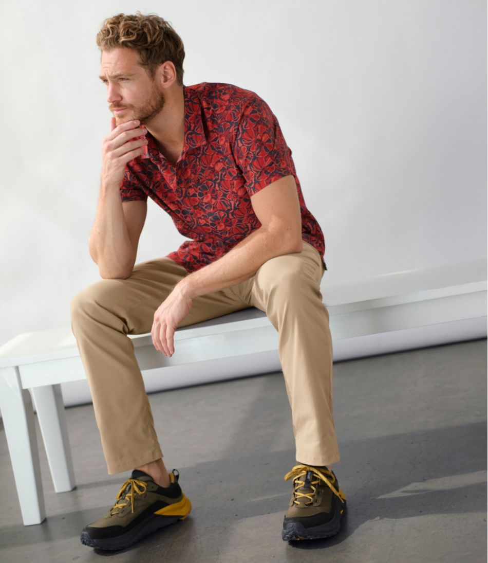 L.L.BeanMen's Ultralight Venture Shirt, Short-Sleeve Print
