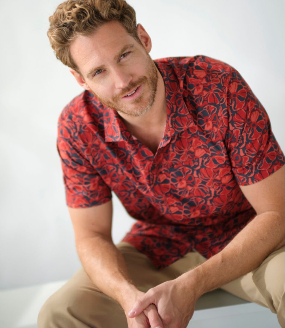 L.L.BeanMen's Ultralight Venture Shirt, Short-Sleeve Print