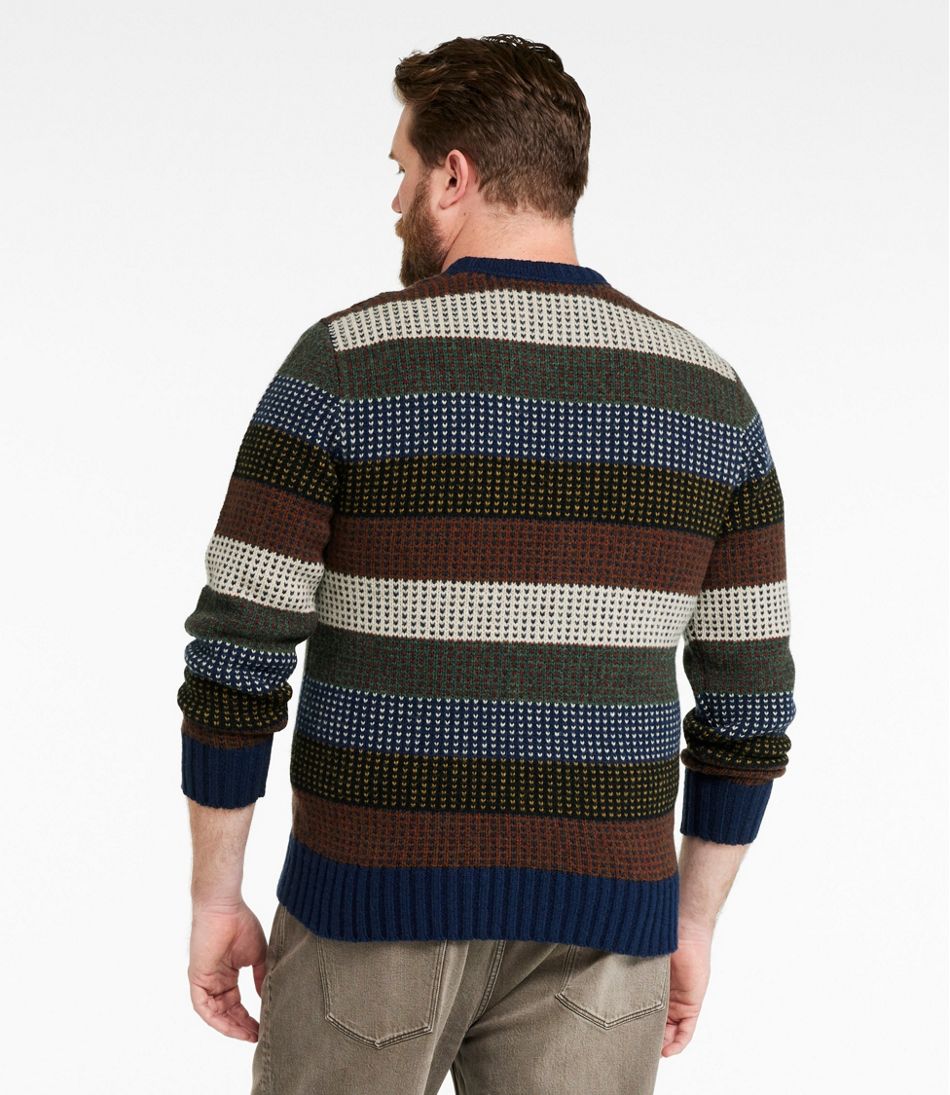 L.L.BeanMen's Signature 1980 Matinicus Rock Sweater, Crewneck, Stripe