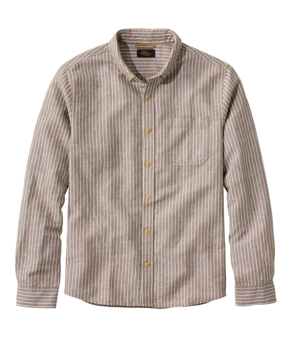 L.L.BeanMen's Signature Wharfside Linen Blend Shirt