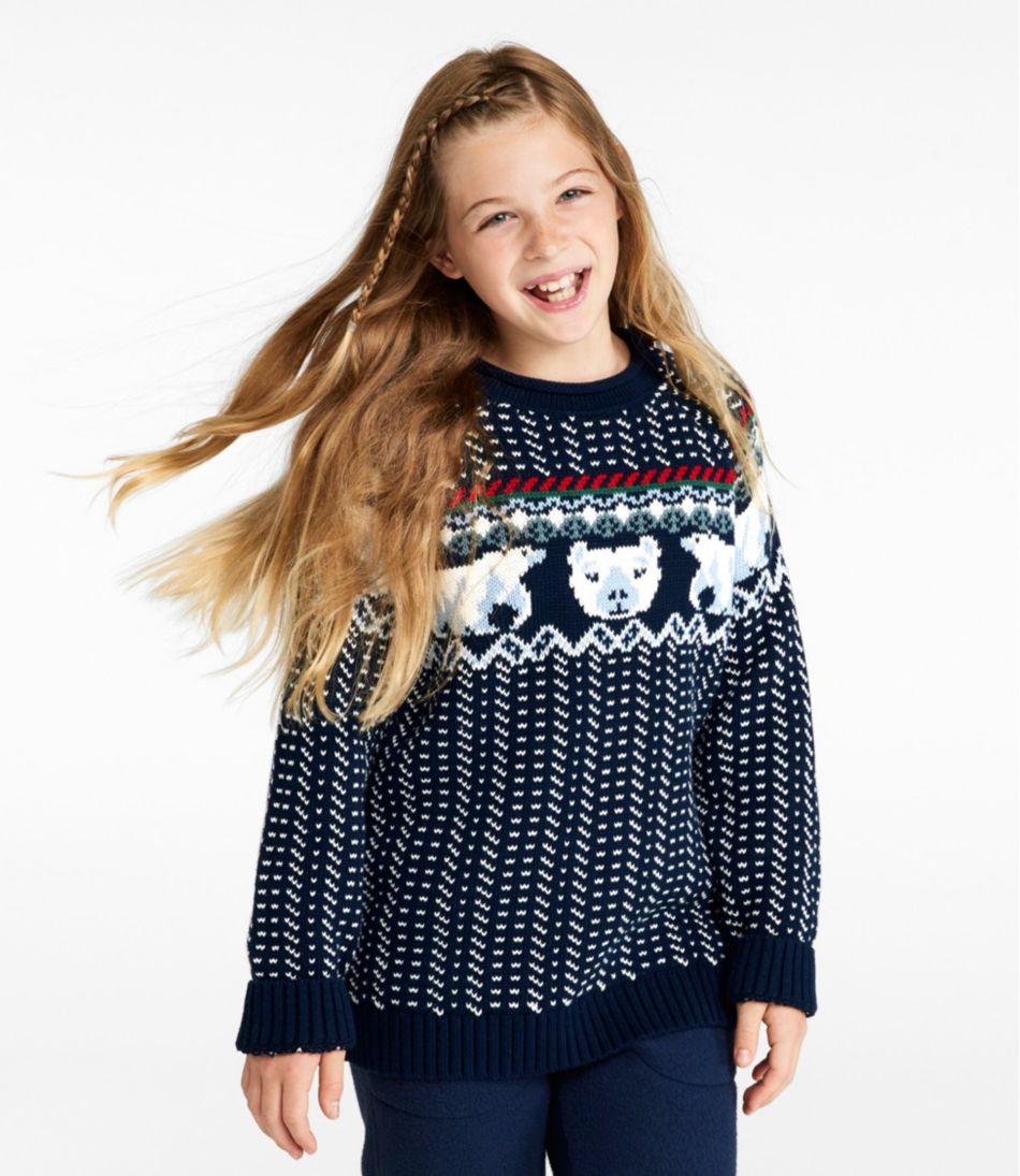 L.L.BeanKids' Cotton Rollneck Sweater