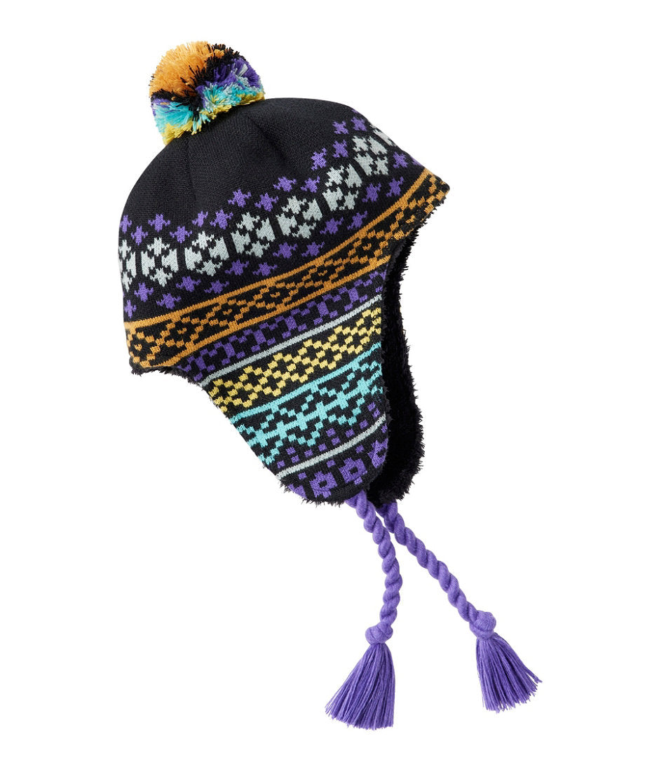 Midnight Black Fair Isle,Small/Medium