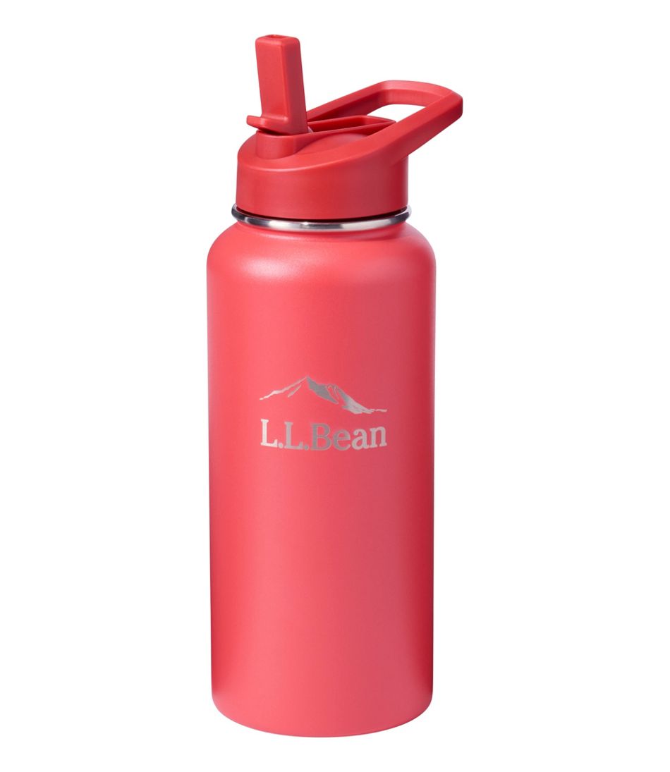 L.L.BeanBean Canteen Insulated Straw Water Bottle, 32 oz.