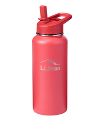 L.L.BeanBean Canteen Insulated Straw Water Bottle, 32 oz.