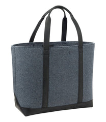 L.L.BeanLeather-Trim Wool Tote