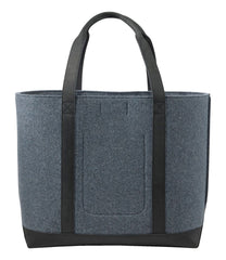 L.L.BeanLeather-Trim Wool Tote