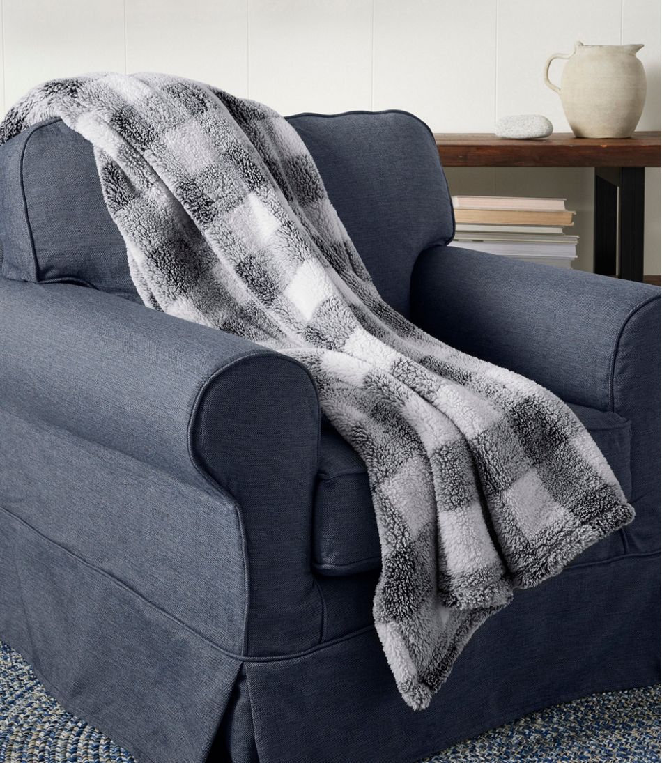 L.L.BeanCozy Plush Throw, Plaid