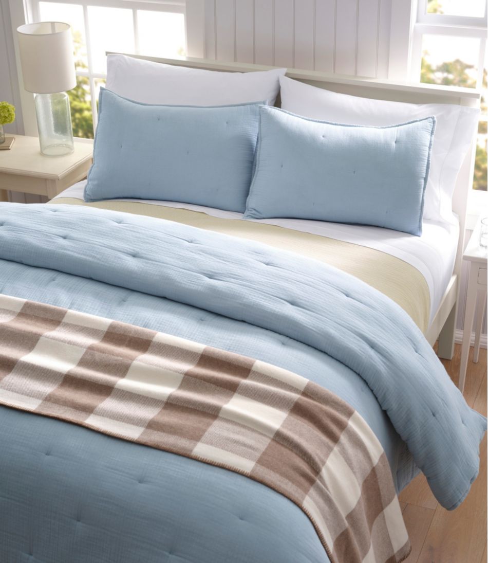 L.L.BeanCloud Gauze Comforter Collection