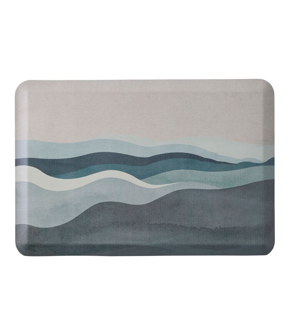 L.L.BeanHappy Feet Comfort Mat, Watercolor Waves