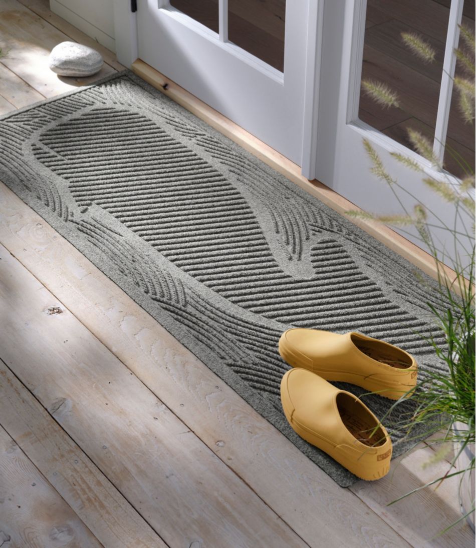 L.L.BeanEveryspace Recycled Waterhog Wide Doormat, Swimming Whale