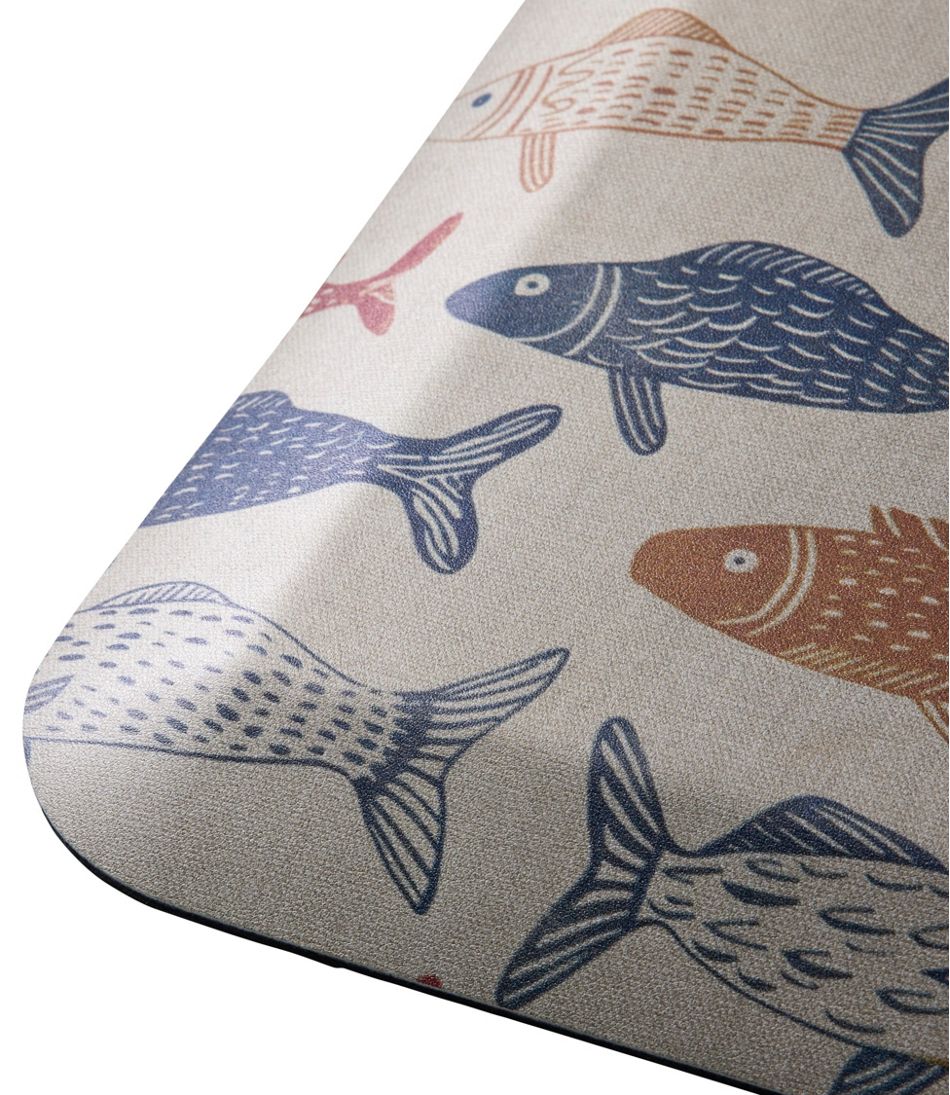 L.L.BeanHappy Feet Comfort Mat, Fish