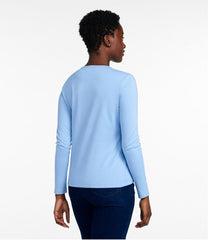 L.L.BeanWomen's Pima Cotton Tee, Long-Sleeve Crewneck