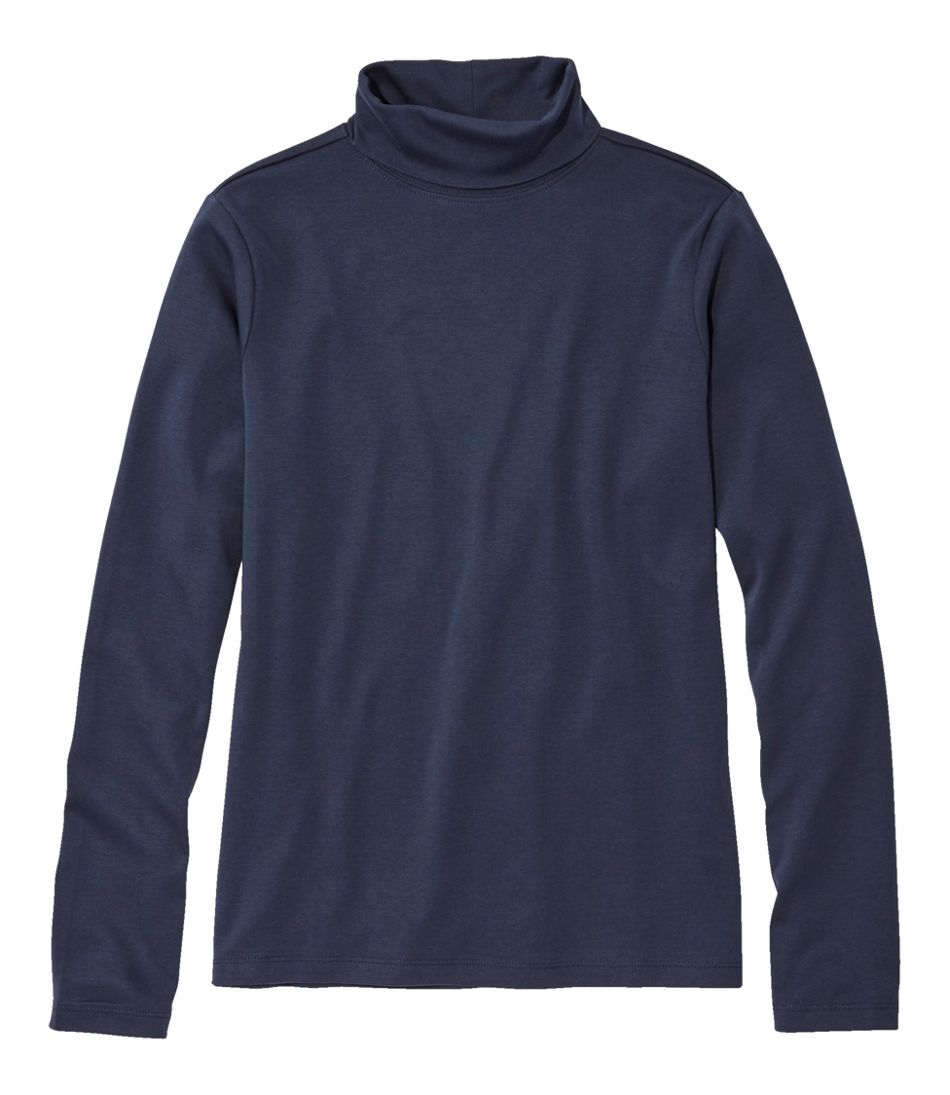 L.L.BeanWomen's Pima Cotton Turtleneck, Long-Sleeve