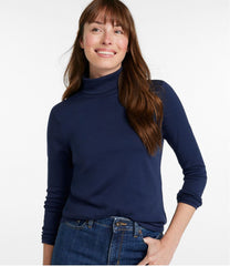 L.L.BeanWomen's Pima Cotton Turtleneck, Long-Sleeve