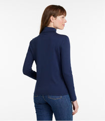 L.L.BeanWomen's Pima Cotton Turtleneck, Long-Sleeve