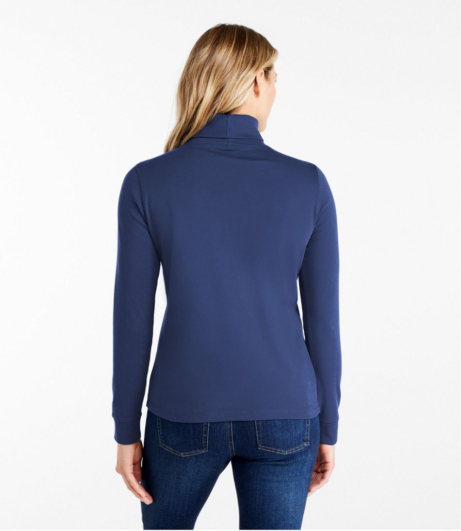 L.L.BeanWomen's Interlock Turtleneck, Long-Sleeve