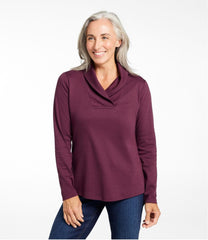 L.L.BeanWomen's Pullover, Long-Sleeve Shawl Collar