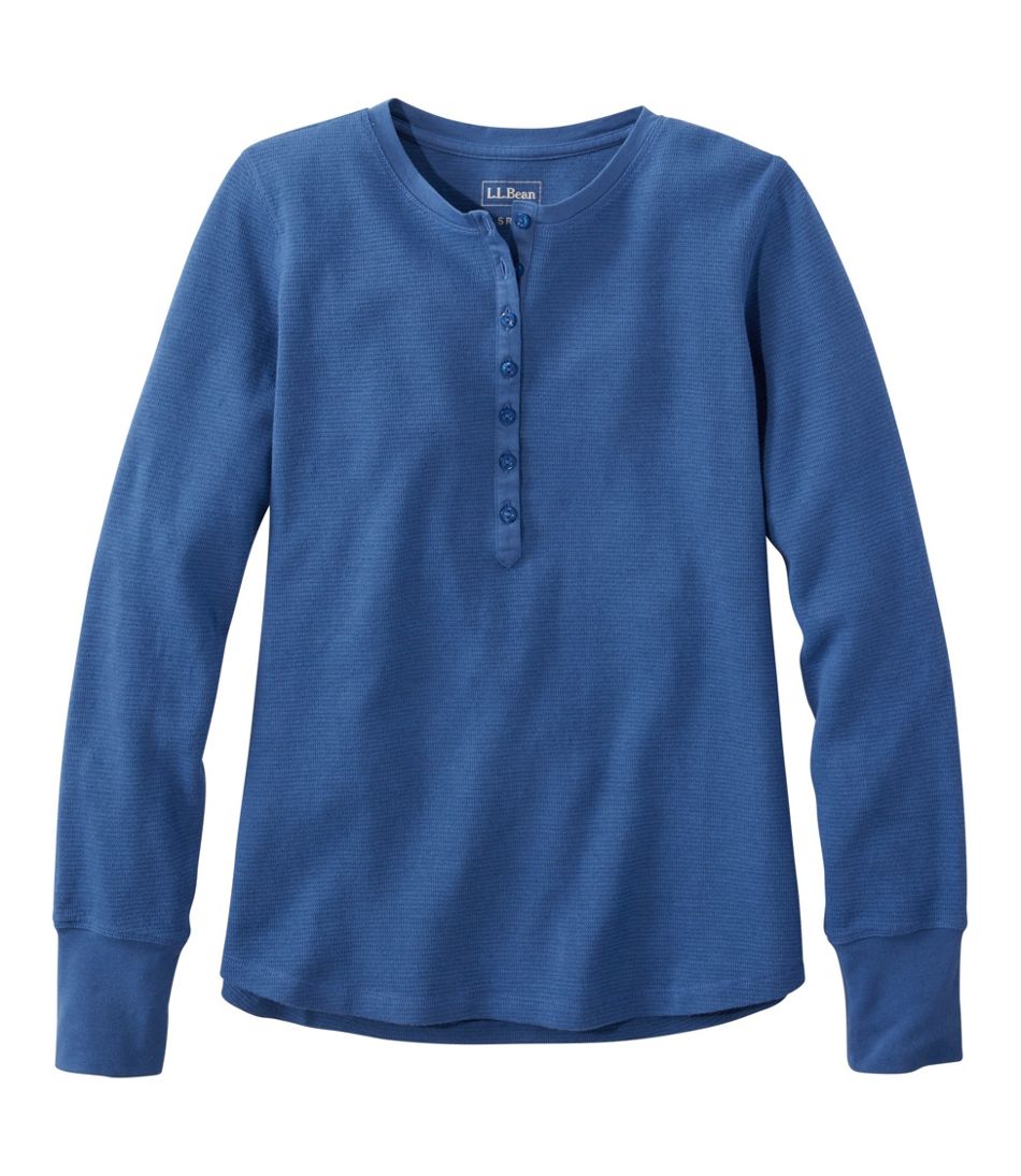 L.L.BeanWomen's Waffle-Knit Henley