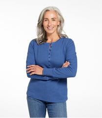 L.L.BeanWomen's Waffle-Knit Henley