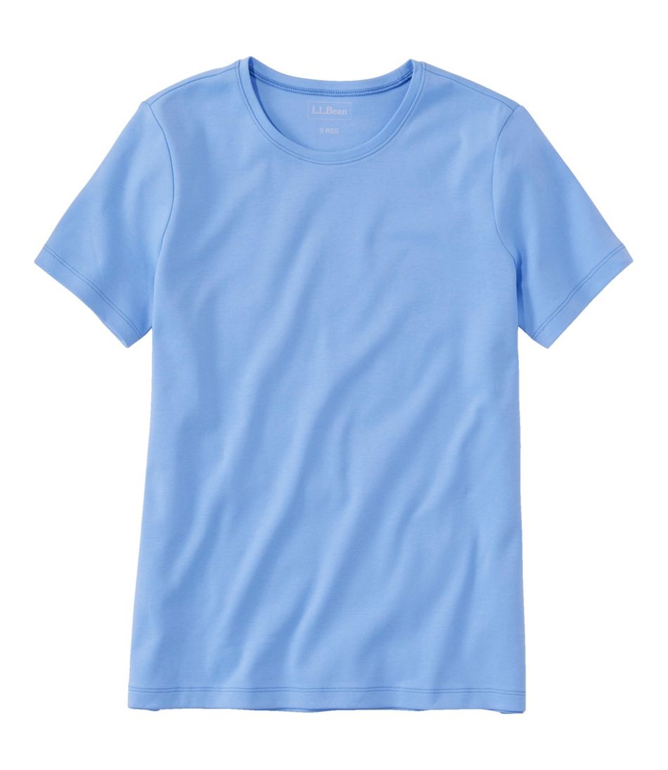 L.L.BeanWomen's Tee, Short-Sleeve Crewneck