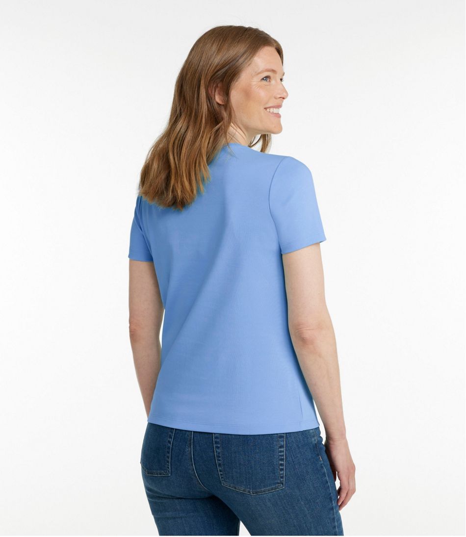 L.L.BeanWomen's Tee, Short-Sleeve Crewneck