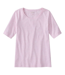 L.L.BeanWomen's Jewelneck Tee, Elbow-Sleeve