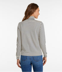 L.L.BeanWomen's Interlock Turtleneck, Long-Sleeve Stripe