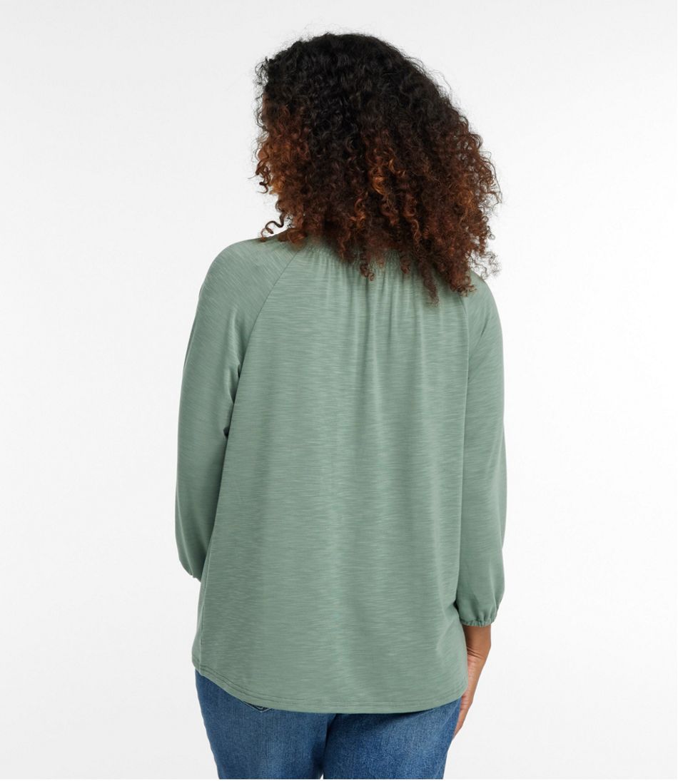 L.L.BeanWomen's Camden Hills Tee, Three-Quarter-Sleeve