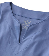 L.L.BeanWomen's Pima Cotton Tunic, Three-Quarter-Sleeve Splitneck