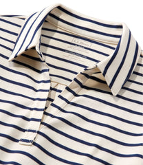 L.L.BeanWomen's Pima Cotton Tee, Three-Quarter-Sleeve Polo Stripe