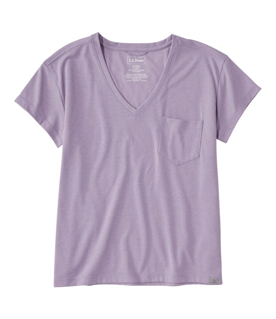 L.L.BeanWomen's Vista Camp Tee, Short-Sleeve V-Neck