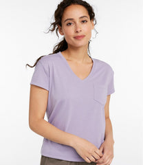L.L.BeanWomen's Vista Camp Tee, Short-Sleeve V-Neck