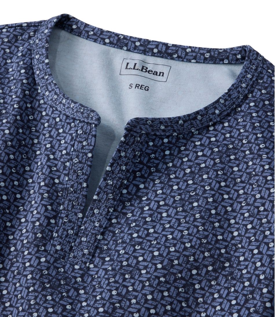 L.L.BeanWomen's Tee, Three-Quarter-Sleeve Splitneck Tunic Print