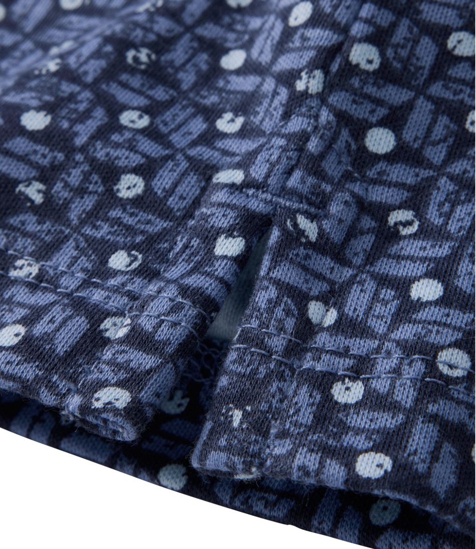 L.L.BeanWomen's Tee, Three-Quarter-Sleeve Splitneck Tunic Print