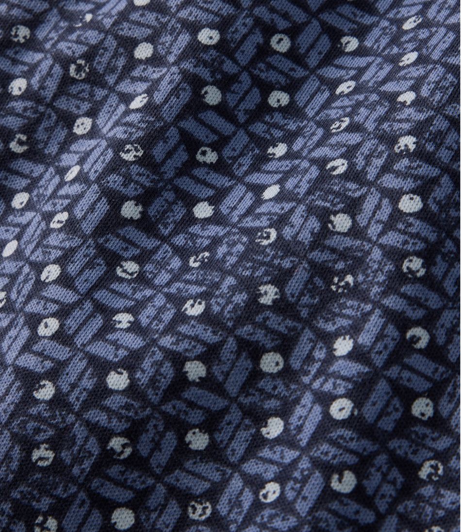 L.L.BeanWomen's Tee, Three-Quarter-Sleeve Splitneck Tunic Print