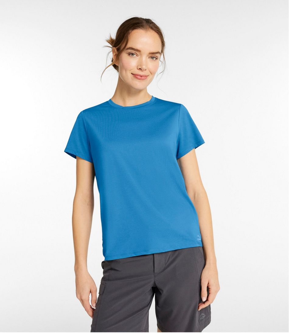 L.L.BeanWomen's Access Trail Tee, Short-Sleeve Crewneck