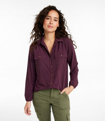 L.L.BeanCamden Hills Tee, Button-Front Shirt